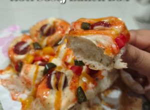 Gambar Roti Sosej Lunch Box