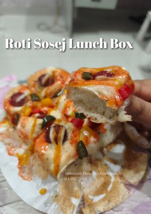 Gambar Roti Sosej Lunch Box