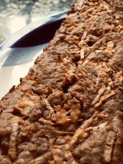 Una foto de Budín de manzanas, bananas, naranja y avena ❤️