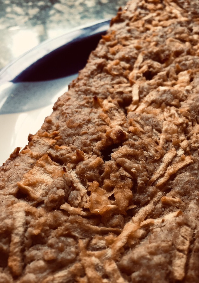 Una foto de Budín de manzanas, bananas, naranja y avena ❤️
