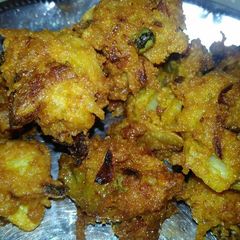 Noodles pakora A picture of Noodles pakora.