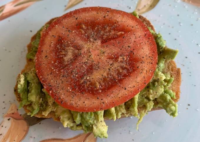 Recipe of Ultimate Avocado Toast w/ Tomato