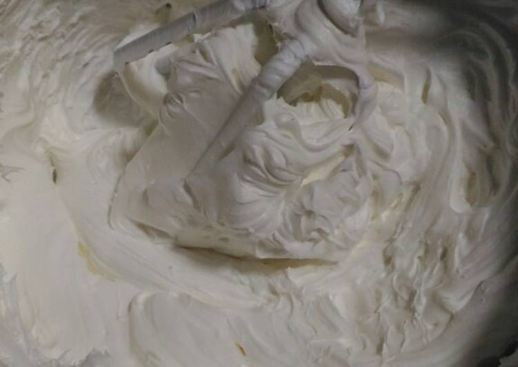 Resep Whiped cream instan Anti Gagal