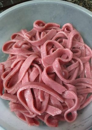 Una foto de Fideos de Remolacha sin TACC