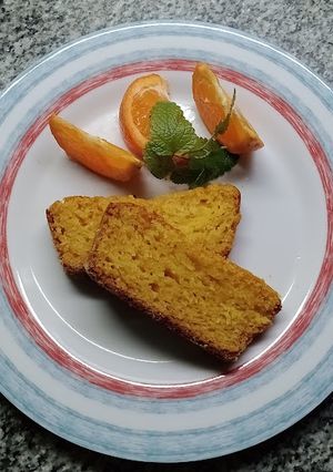 Una foto de Budín de mandarina en licuadora