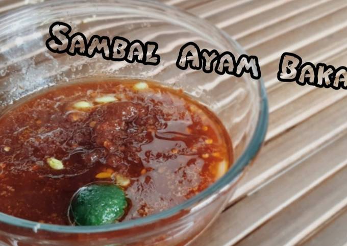 Resep Sambal Ayam Bakar Oleh Fikailmann Cookpad