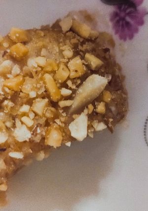 A picture of Milk malai cake.