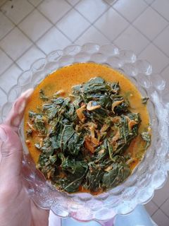 Foto resep Sayur Daun singkong Kuah santan