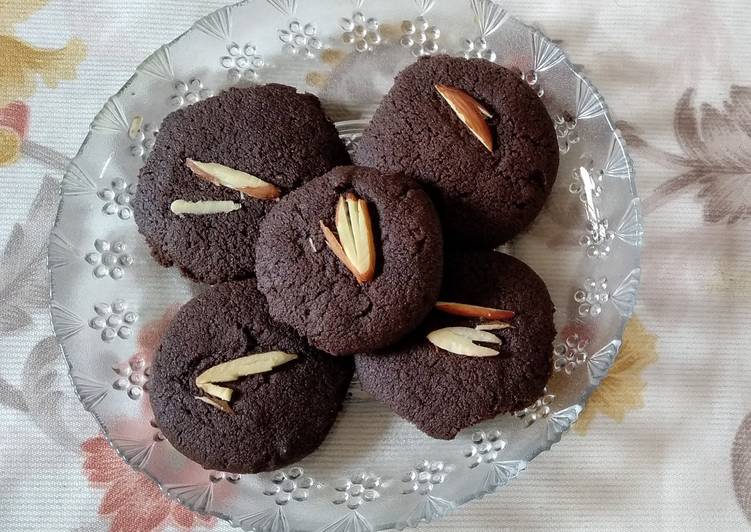 Mini Chocolate Cookies without Oven