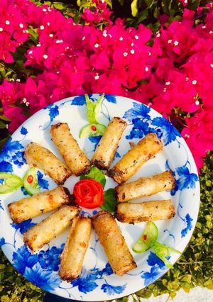 Hình của món Chả giò cá trích.