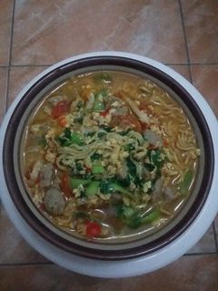 Foto resep Mie Tek Tek (Mie Instan Rasa Soto)