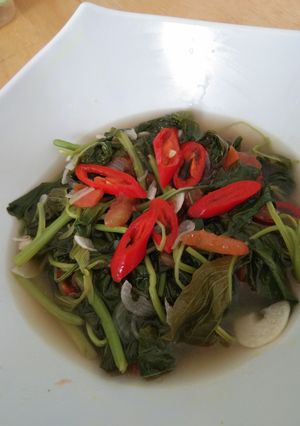 Foto resep Tumis Bayam simple