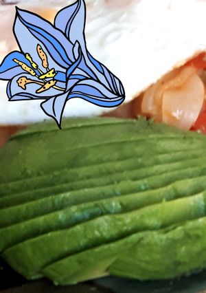 Una foto de Agua fresca de aguacate🥑🍹