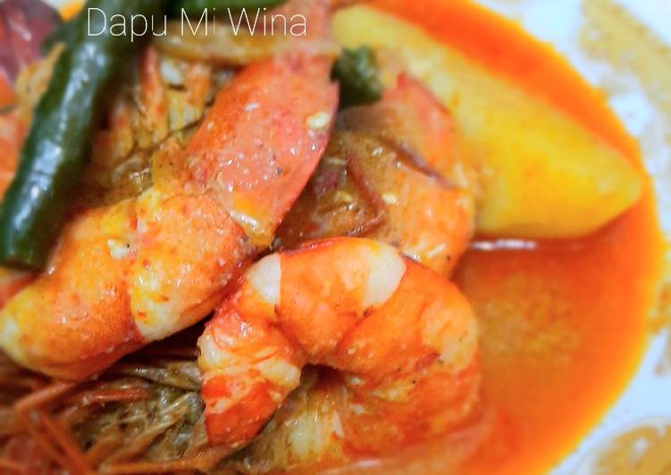 Udang masak kentang