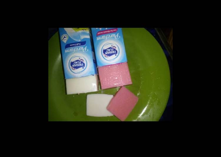 Resep Puding susu 3 bahan? yang Lezat
