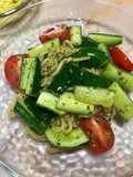 Chinese Noodles with Shiso Pesto-Style Sauce