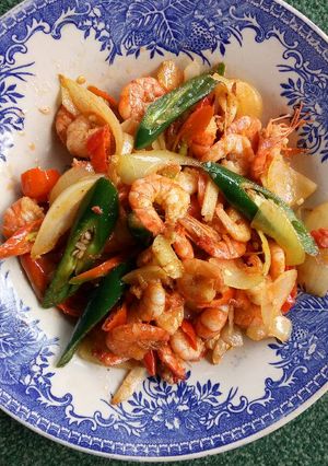 Foto resep Udang warna warni