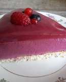 Tarta mousse de frutos del bosque