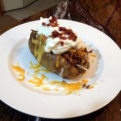 A picture of Dizzle's bake potato.