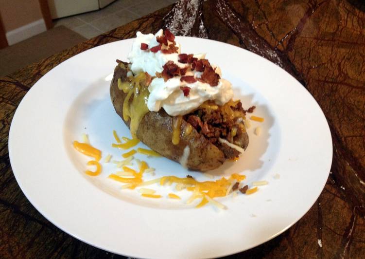 Recipe of Yummy Dizzle's bake potato