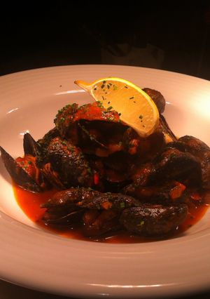 A picture of Mussel Tomato And Chilies.
