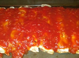 Una foto de Canelones de espinaca y ricota