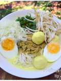 ขนมจีนน้ำยากะทิใต้ ลูกชิ้นปลา ง่ายๆ สไตส์จุ๋ม