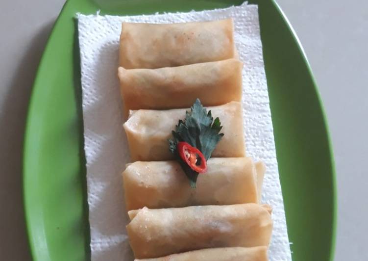 Resep Lumpia Isi Sayuran, Enak