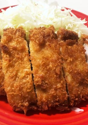 A picture of [Easy Grill Method] Reheating Tonkatsu.