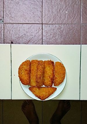 Foto resep Nugget makaroni brokoli keju frozen (rasa seperti sop sayur dalam adonan)