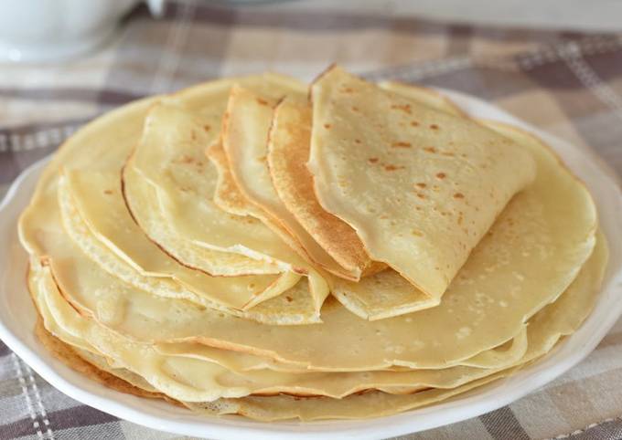 Crêpes senza uova