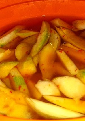 Foto resep Asinan mangga simple