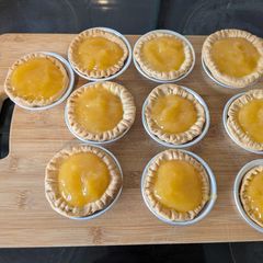 A picture of Lemon curd Tartlets.