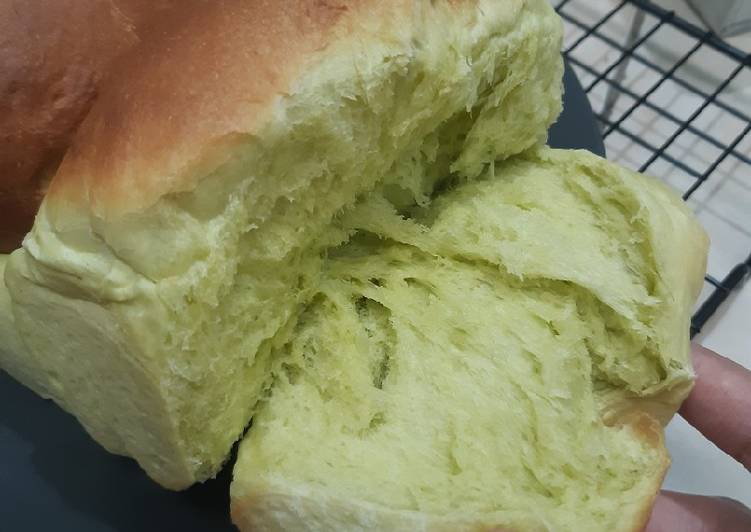 Cara termudah untuk Vegan EnakKiller Toast Pandan asli 1x Proofing