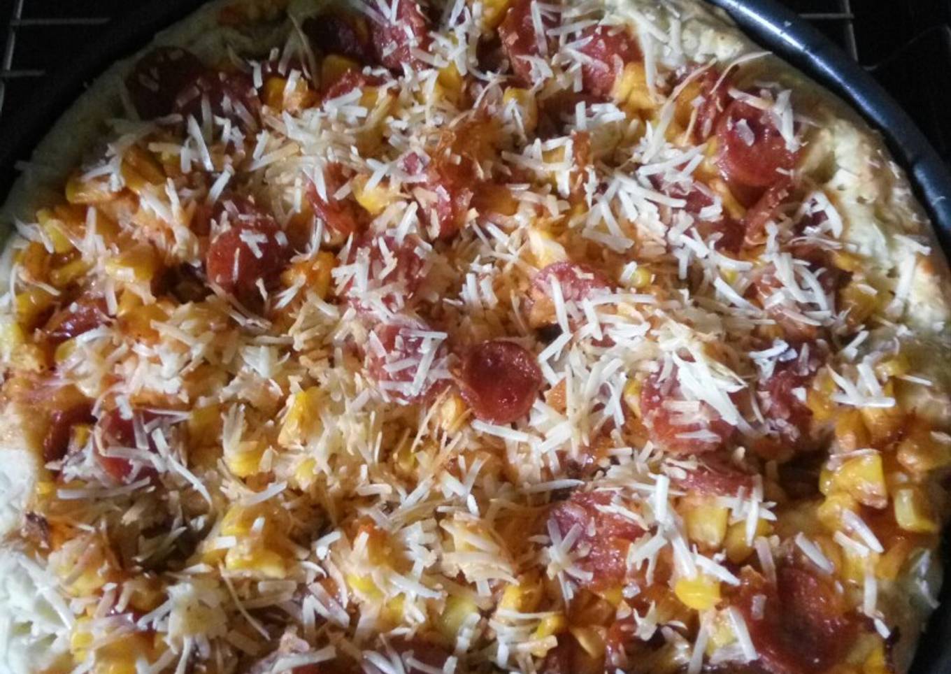 Pizza Sosis Jagung Oven