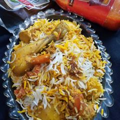 A picture of Chicken Biryani.