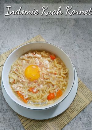 Foto resep Indomie Kuah Kornet