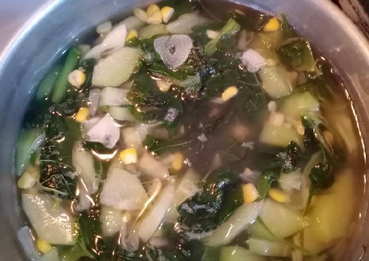 Sayur bayam ala desa