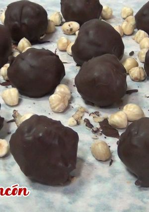 Una foto de Bolitas de Nocilla o Nutella caseras saludable, puro vicio