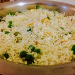 Bengali traditional Ghee Bhat A picture of Bengali traditional Ghee Bhat.