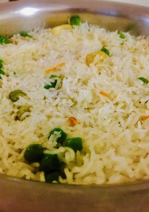 A picture of Bengali traditional Ghee Bhat.