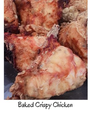Foto resep Baked Crispy Chicken