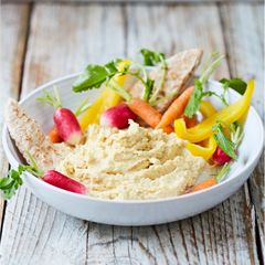 Simple Houmous (Hummus) A picture of Simple Houmous (Hummus).