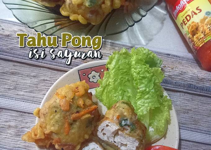 Tahu Pong isi sayuran