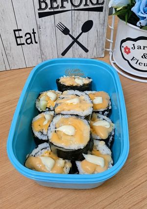 Foto resep Egg Mayo Sushi, Bekal Sekolah Sikecil