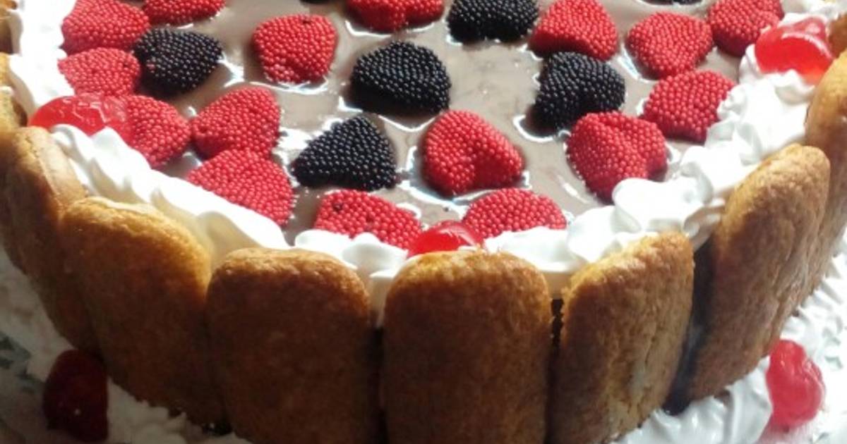 Charlotte de chocolate 24 recetas caseras Cookpad