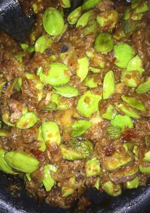 Foto resep Tempoyak sambal pete khas Pontianak