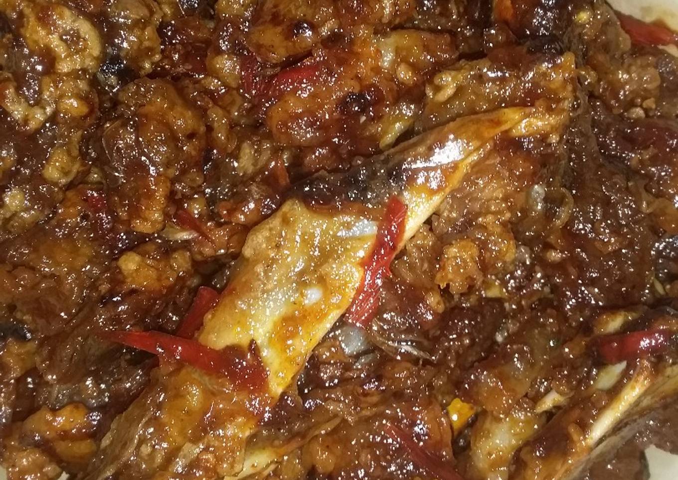 Daging babi asam manis
