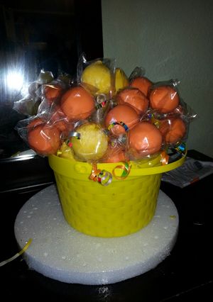 A picture of cake pops.