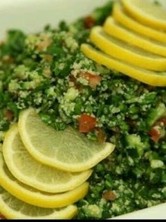 صورة لوصفة تبولة